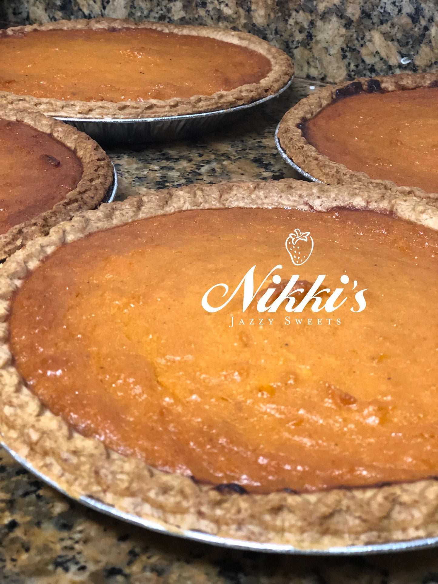 Traditional Sweet Potato Pie Recipe Card