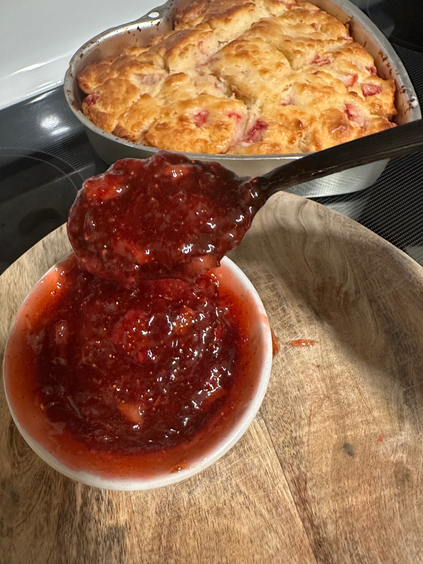 Strawberry Swim Biscuits & Jam Recipe Card