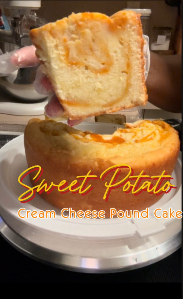 Sweet Potato Pound Recipe Card