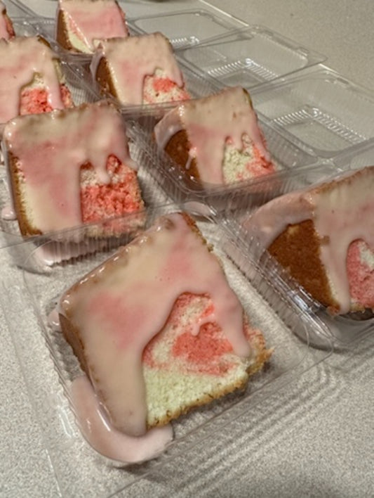 Strawberry Creme Pound Cake recipe card